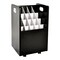 Adiroffice Black, MDF Wood, 15.25 in W, 24.75 in L, 13.25 in D ADI624-BLK-MK - alternate 1